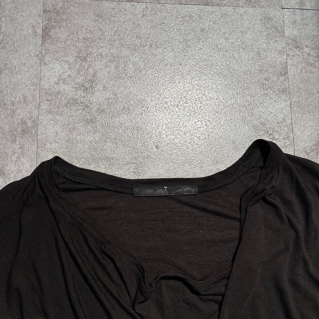 トップス julius 2010ss drape long short sleeve sh