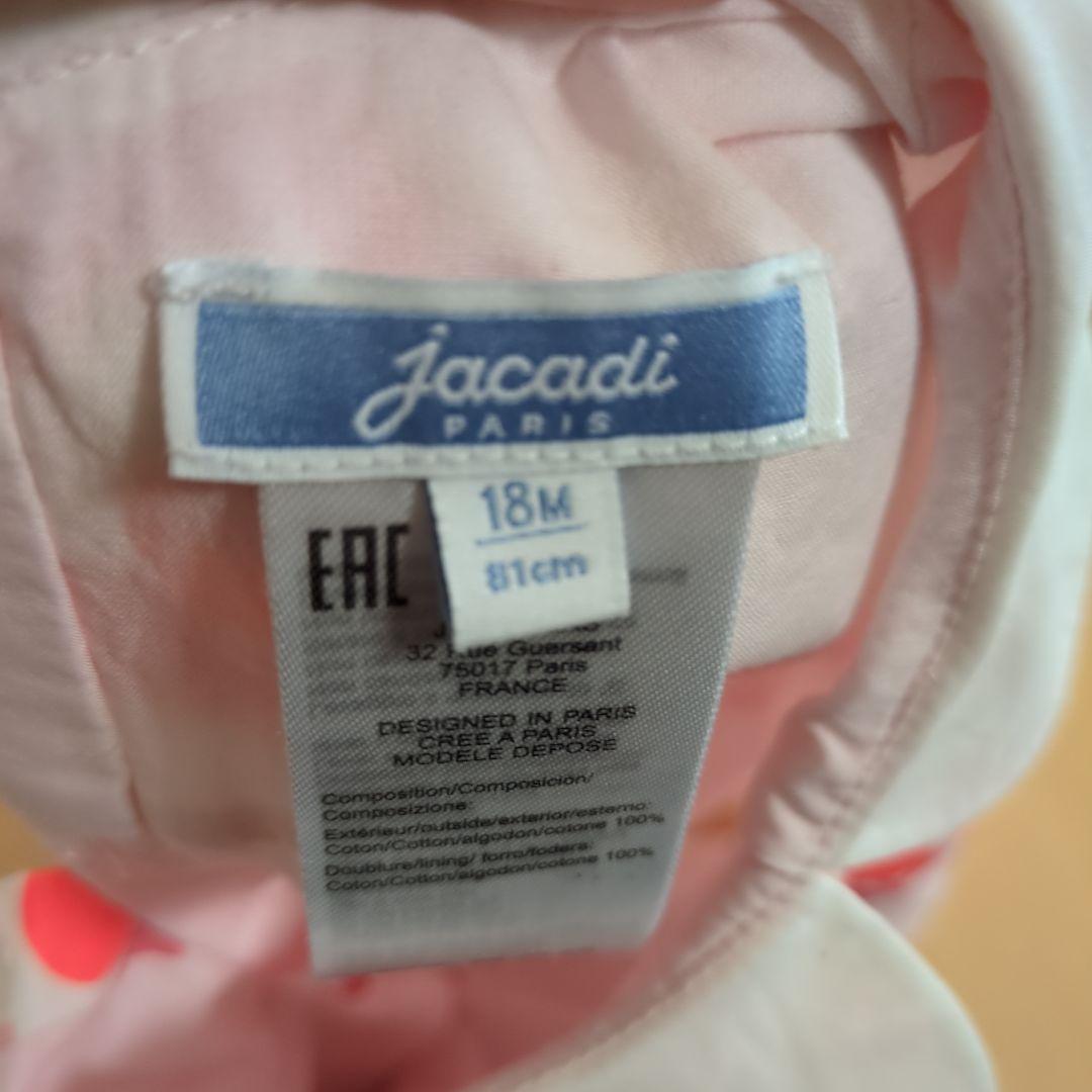 jacadi 花柄ワンピース 18M