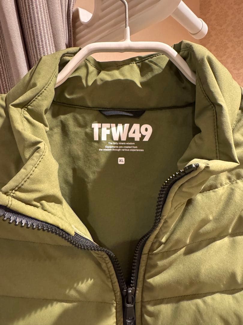 TFW49/SHIELD WARMER VEST/KHAKI/ゴルフ/XLサイズ