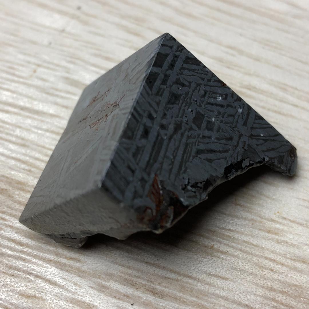 隕石 鉄隕石　アルタイ隕石　外皮付き　コーティング済み 重さ約50ｇ　ケース付き