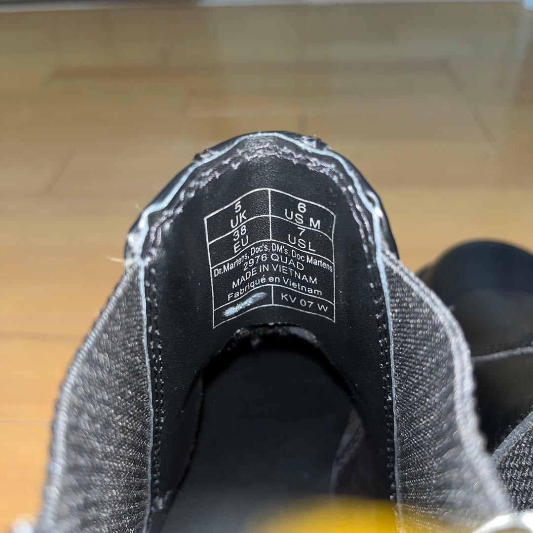 Dr. Martens ブラック チェルシーブーツ 厚底