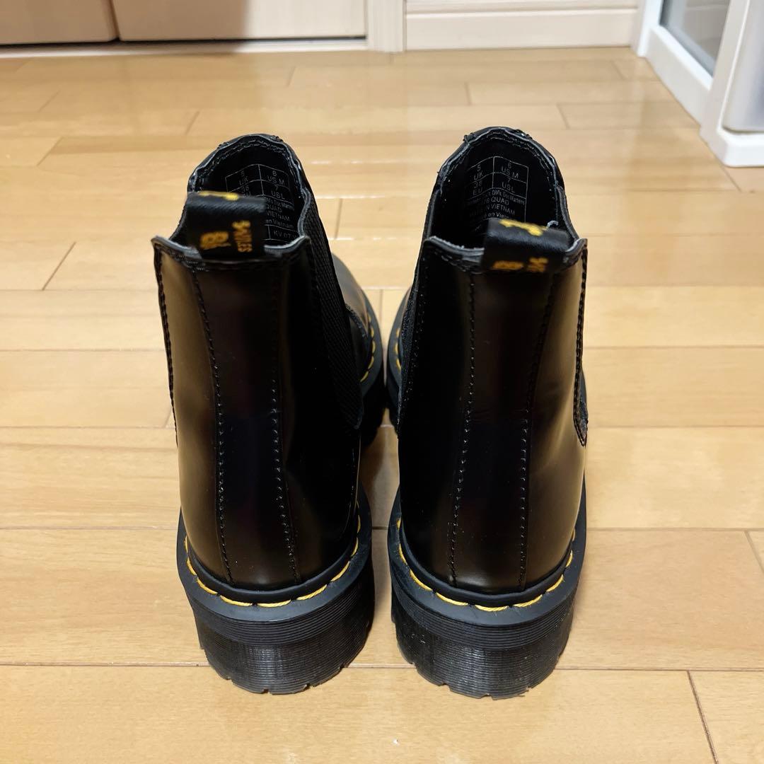 Dr. Martens ブラック チェルシーブーツ 厚底