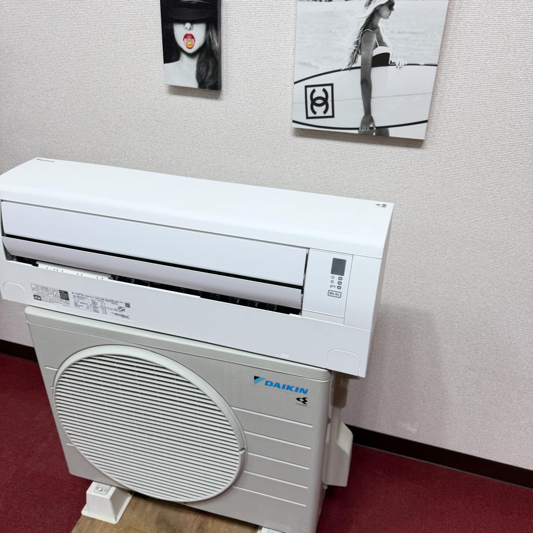 東京23区送料無料　美品ダイキンエアコン6畳用　ポンプダウン済み　洗浄/除菌済み