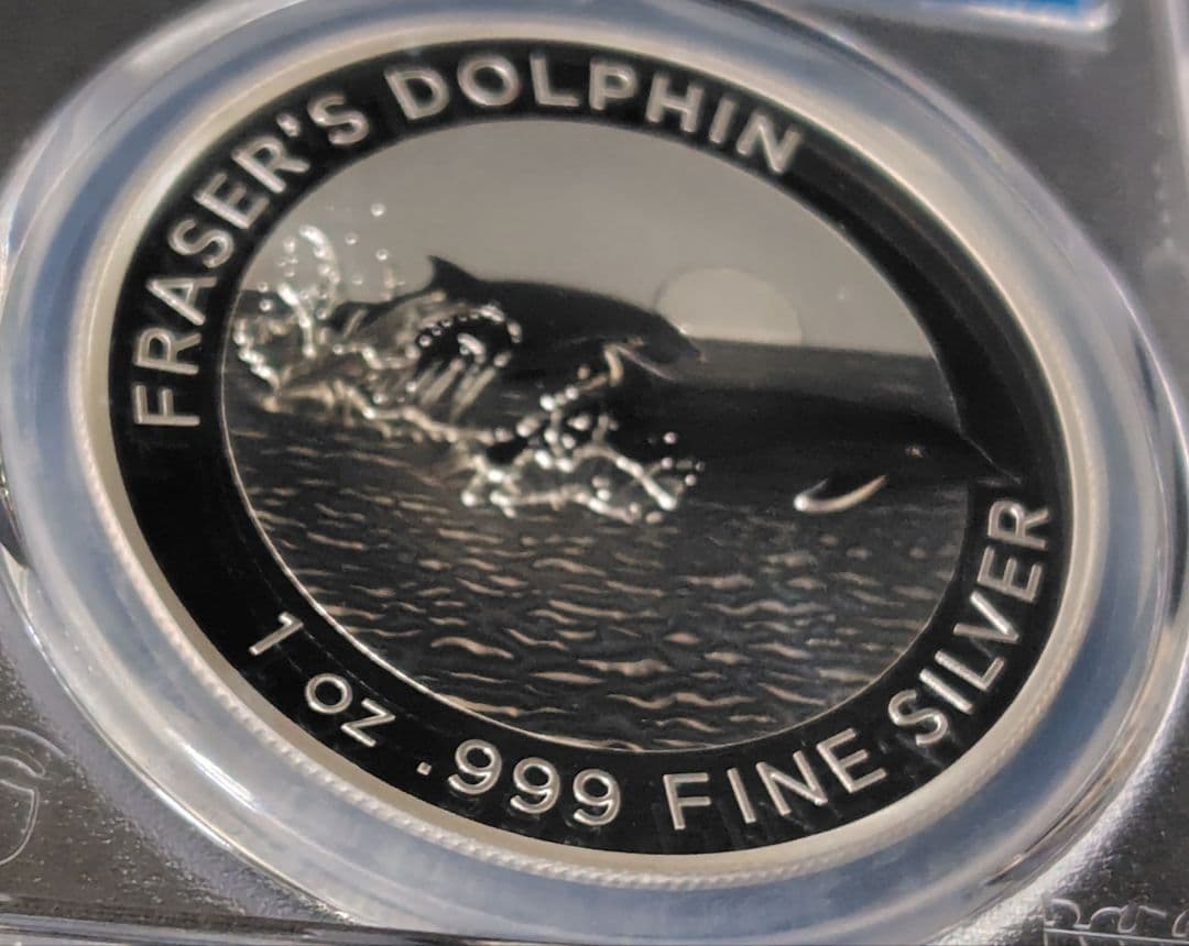 2021年 オーストラリア 銀貨 PCGS MS70 FDI イルカ 
