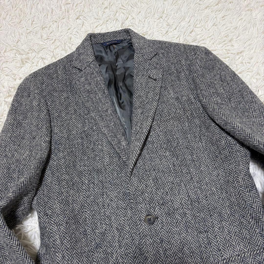 70 極上BrooksBrothers ハリスツイード ヘリンボーン JKT