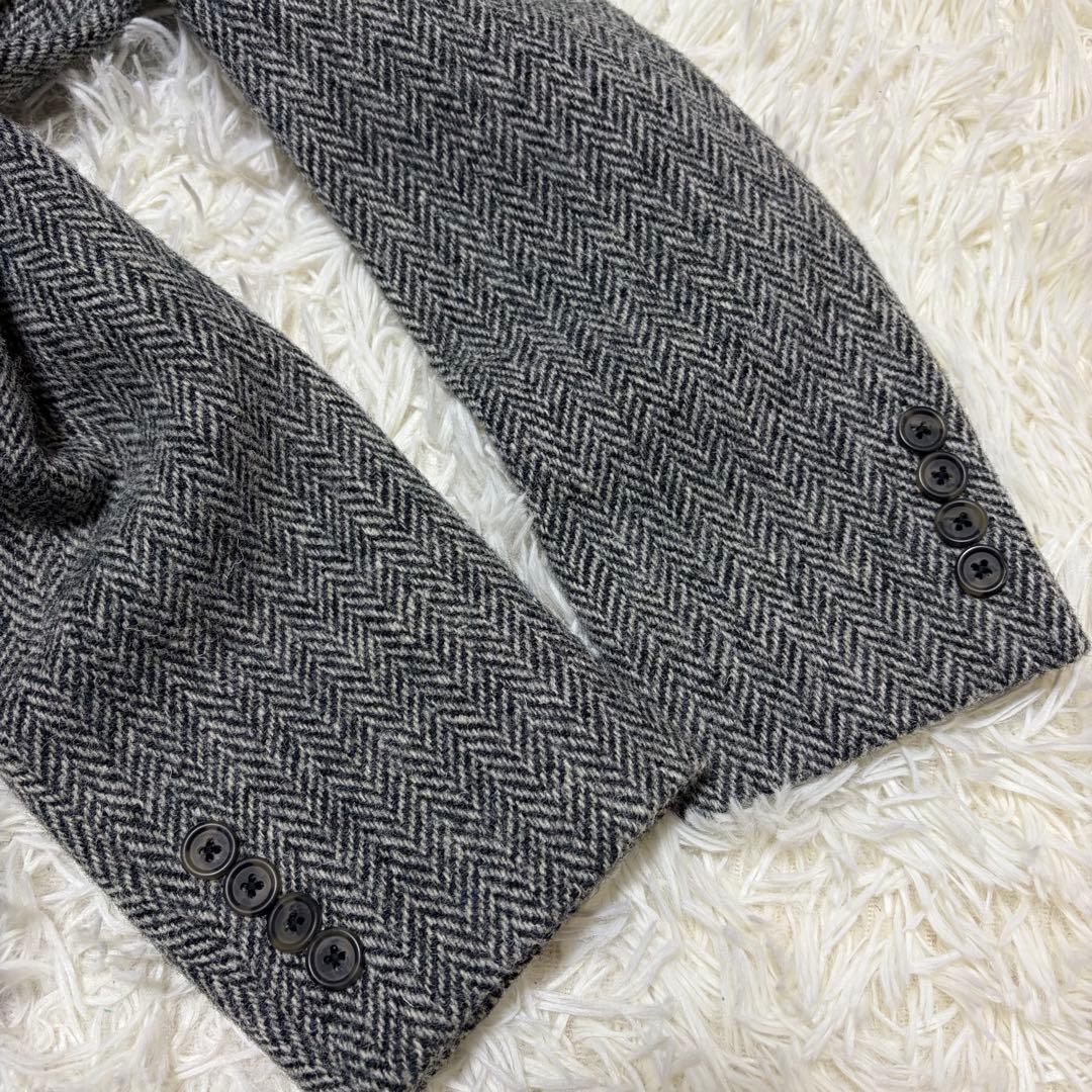 70 極上BrooksBrothers ハリスツイード ヘリンボーン JKT