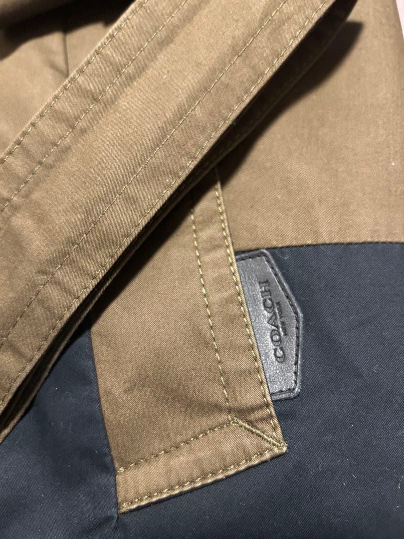 COACH カーキ M インナージャケット付き　トレンチコート