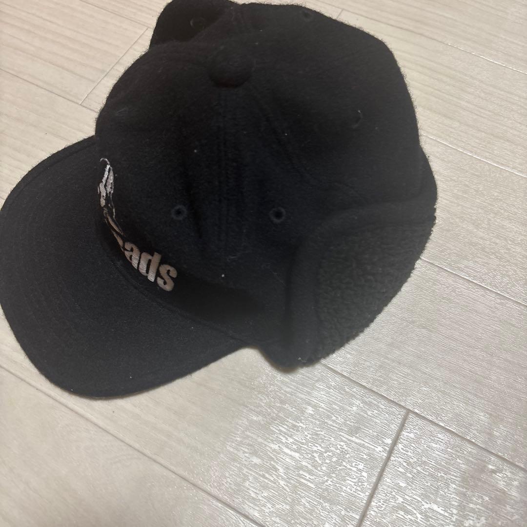 HYSTERIC GLAMOUR 耳あて付きキャップ ブラック