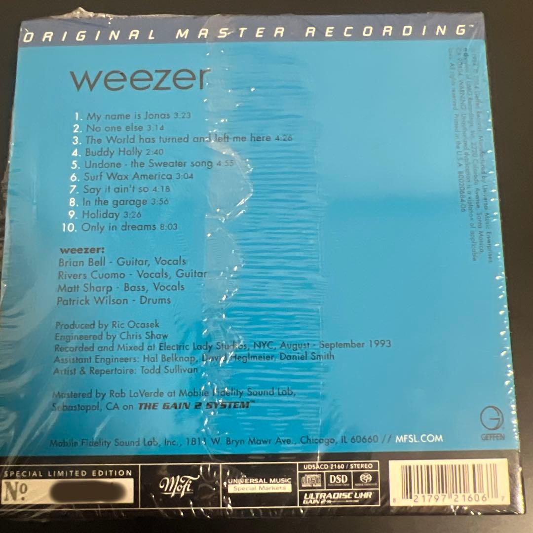 洋楽 Weezer Blue Album MFSL SACD