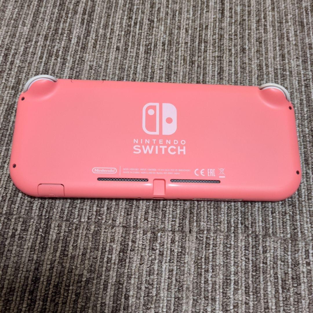 Nintendo Switch Lite コーラルピンク　付属品、箱無し