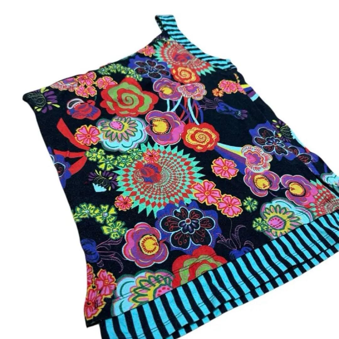 ISSEY MIYAKE ワンショルダー トップス 花柄