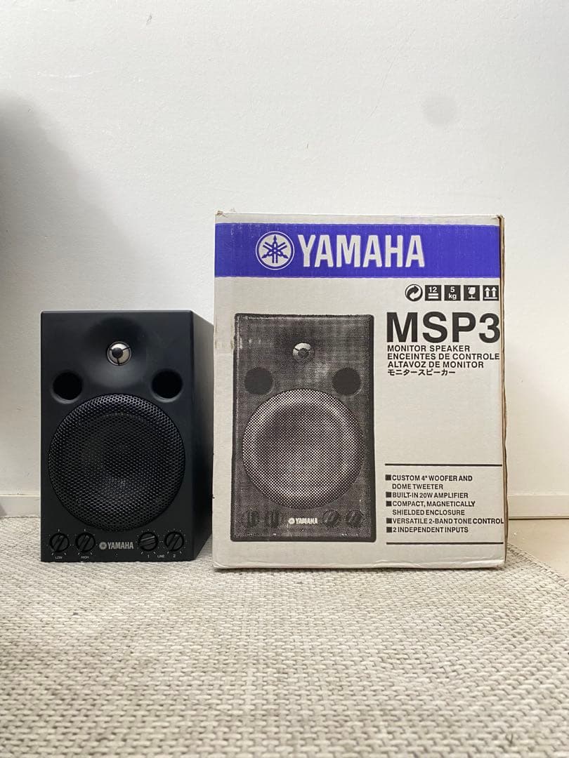 YAMAHA モニタースピーカー MSP3 1個