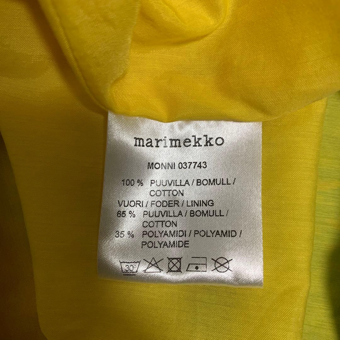 未使用品【marimekko】マリメッコ　総柄　ノースリーブ　ワンピース