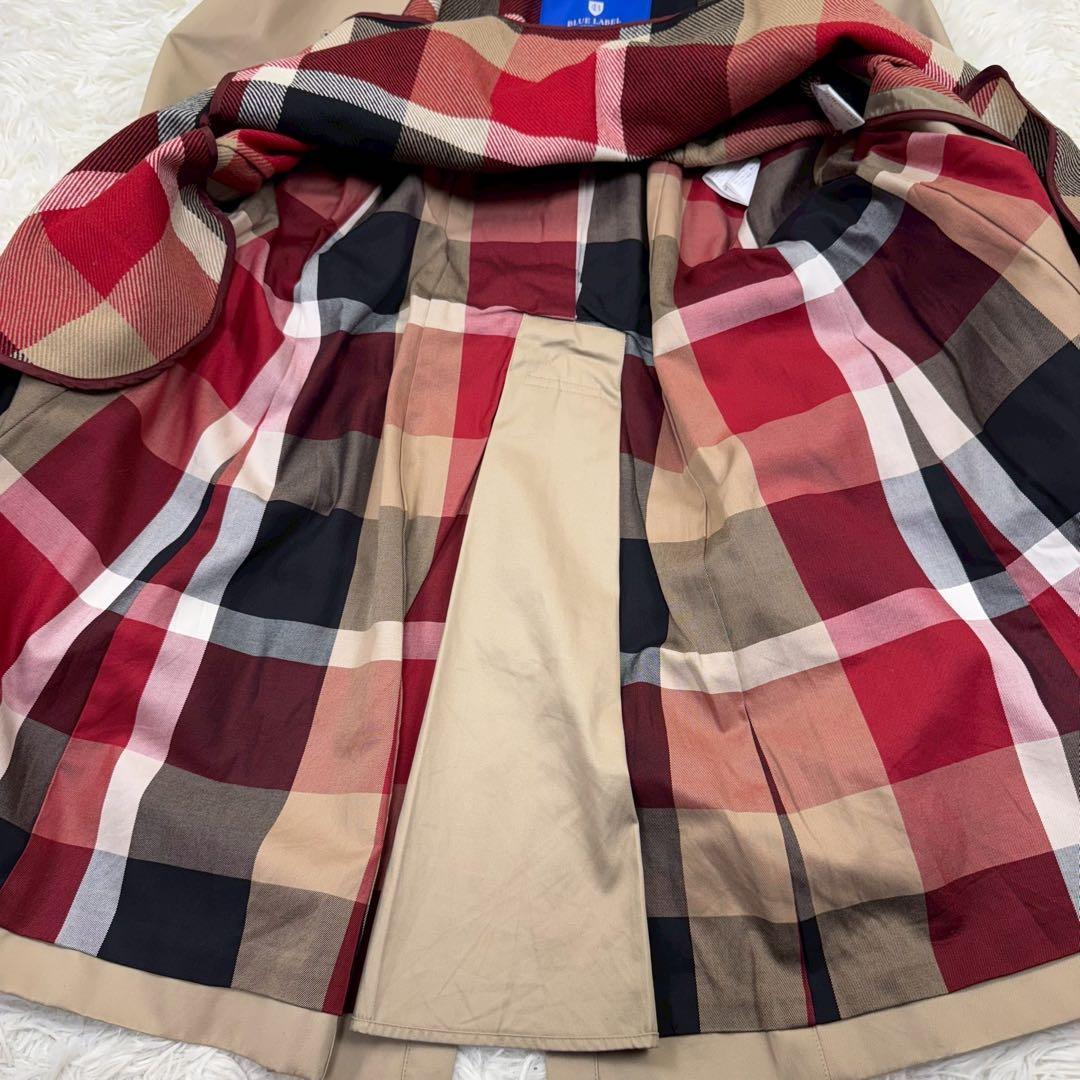 極美品✨ブルーレーベルクレストブリッジ　トレンチコート ライナー ハニーベージュ