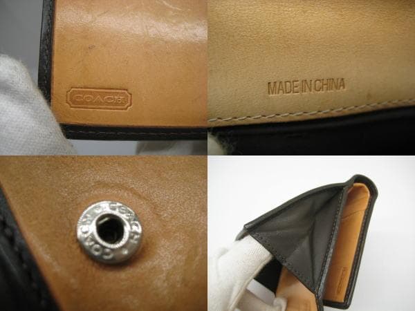 COACH コーチ　二つ折り財布 　レッド