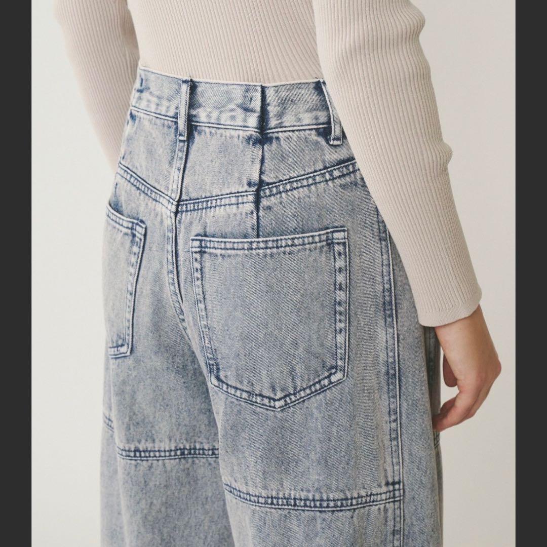 新品タグ付 グレースコンチネンタル＊36＊ライン切替デニムパンツ 完売 25ss