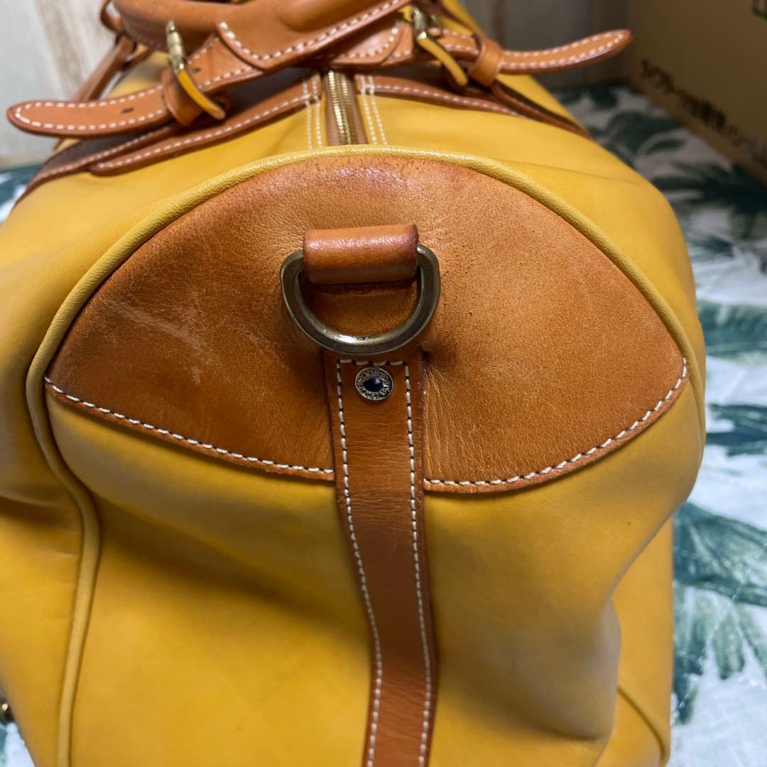 ✨Courreges マスタード 大容量ボストンバック