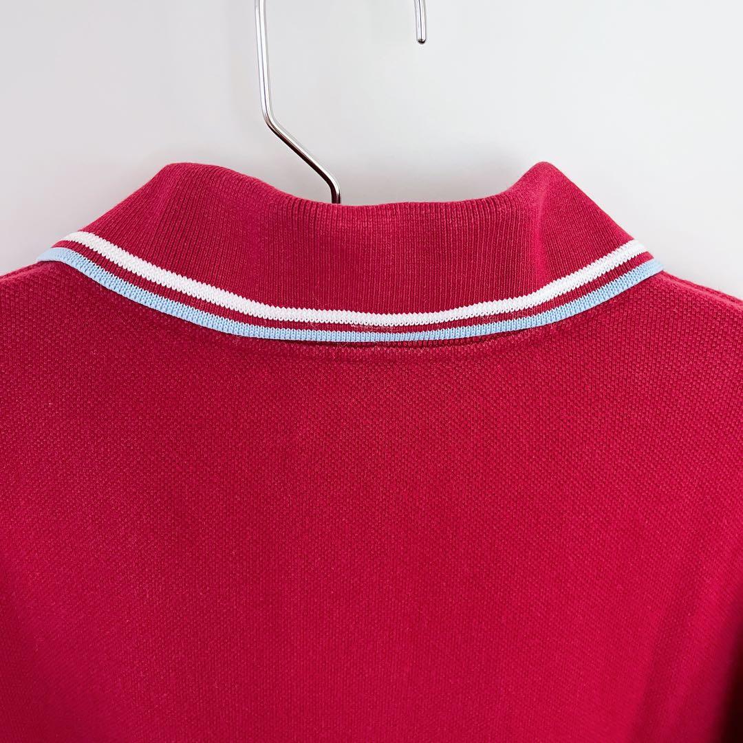 90s　FRED PERRY　ポロシャツ　レッド　M1200　旧タグ　M