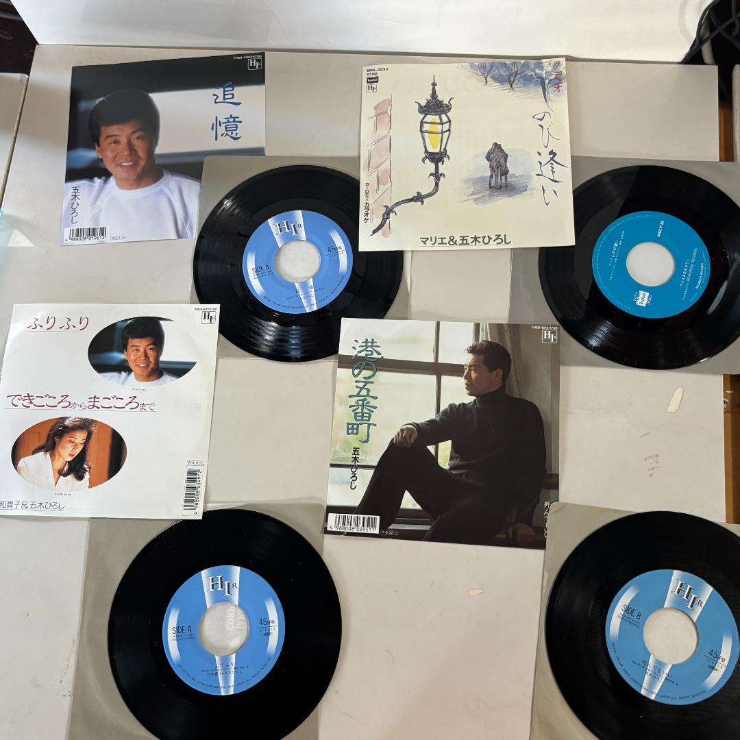 五木ひろし シングルレコード　48 タイトル　まとめて