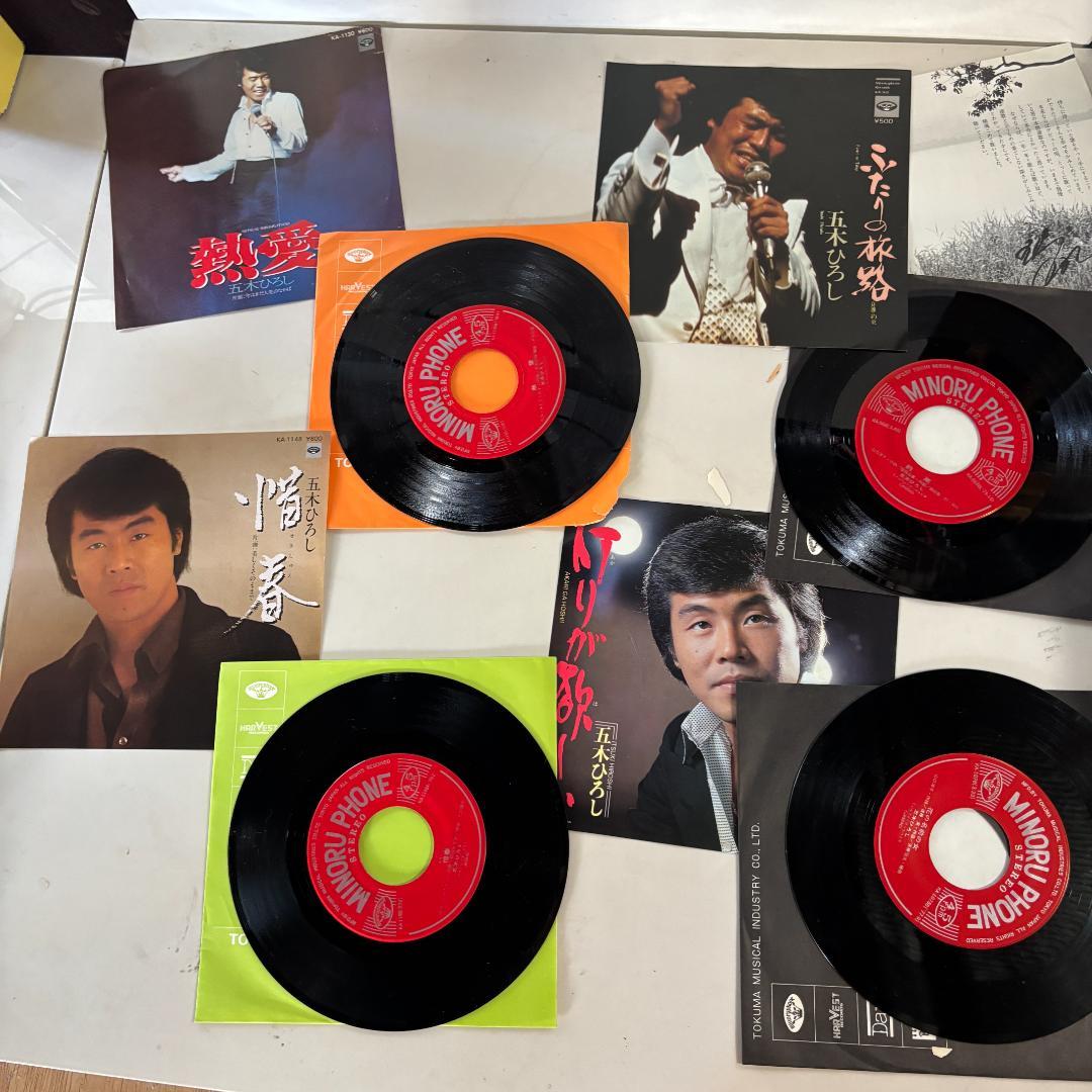 五木ひろし シングルレコード　48 タイトル　まとめて
