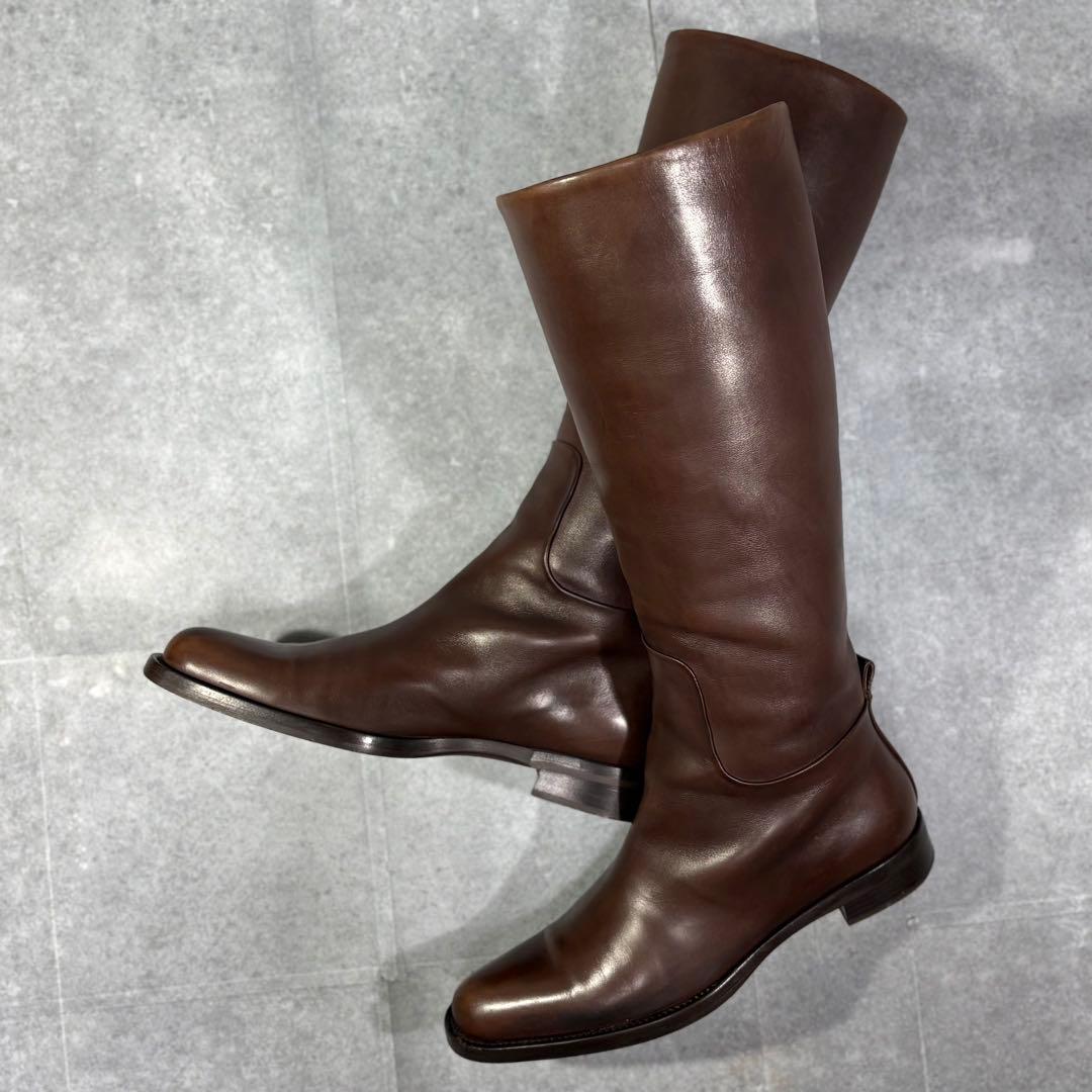 【美品】JIL SANDER ジルサンダー レザー ロングブーツ 23.5cm