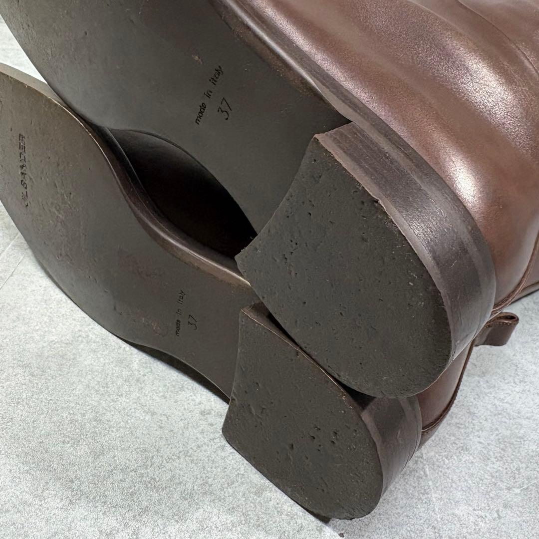 【美品】JIL SANDER ジルサンダー レザー ロングブーツ 23.5cm