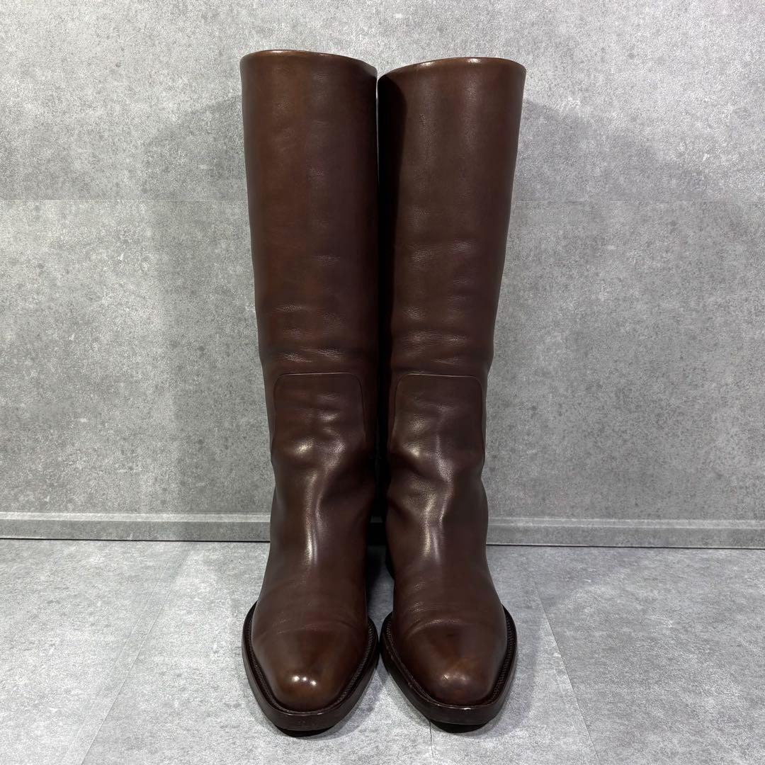 【美品】JIL SANDER ジルサンダー レザー ロングブーツ 23.5cm