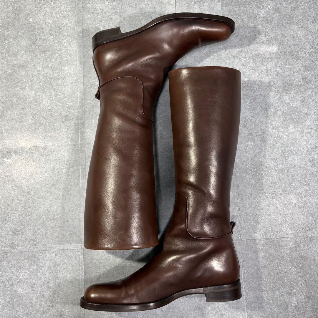 【美品】JIL SANDER ジルサンダー レザー ロングブーツ 23.5cm