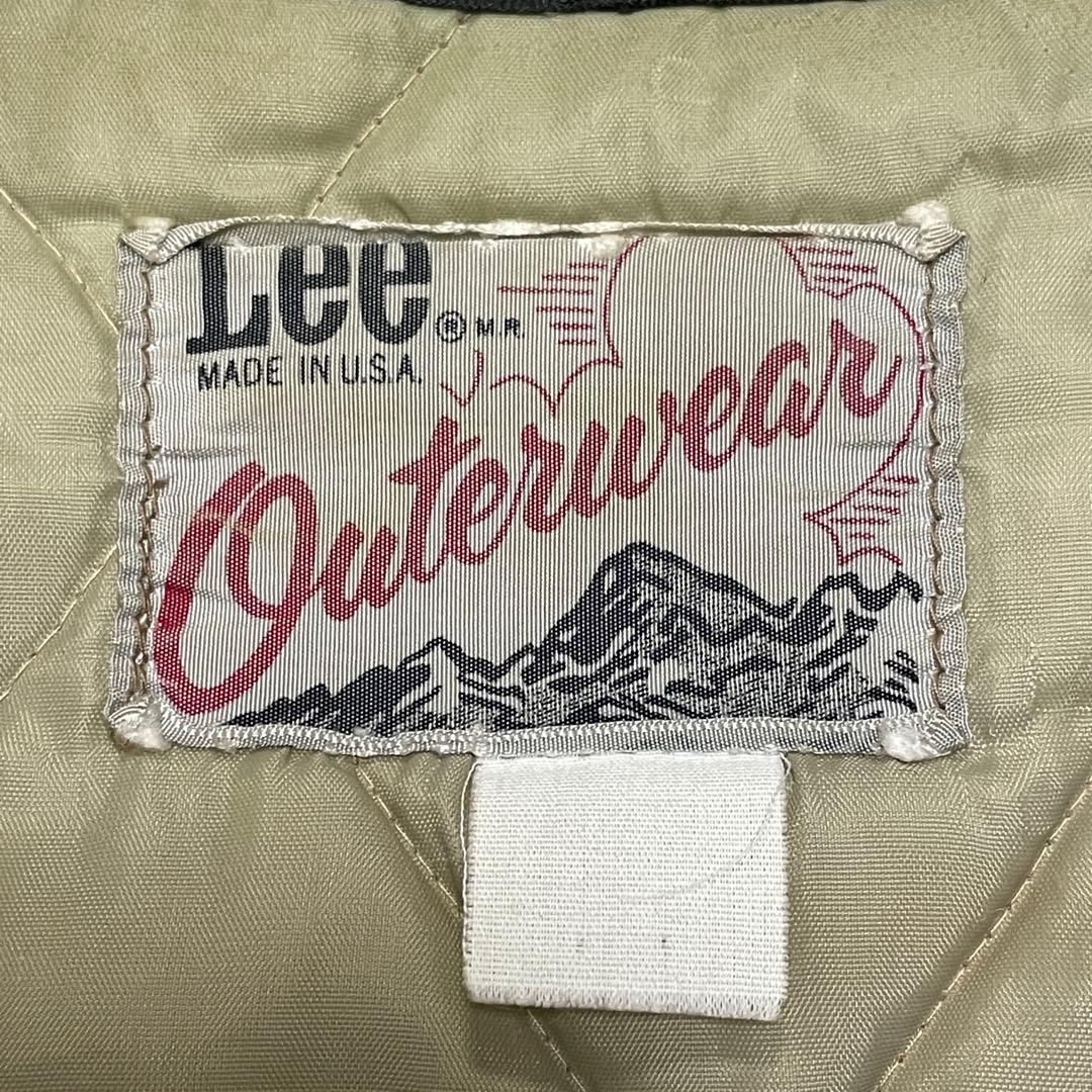 希少 LEE 70s USA製 TALONジップ キルティング ベスト