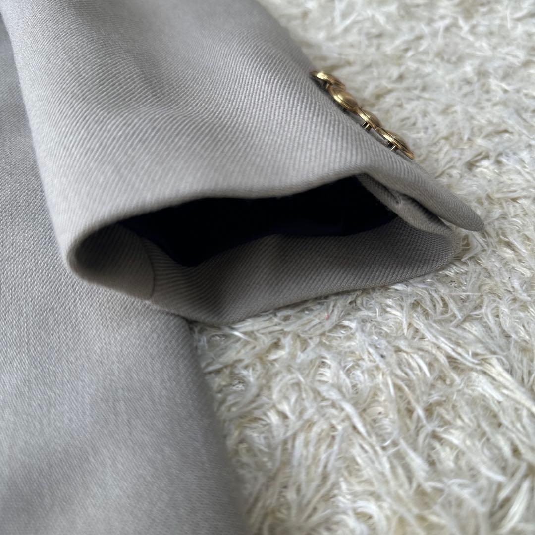 20SS SAINT LAURENT 金ボタン ダブル テーラードジャケット
