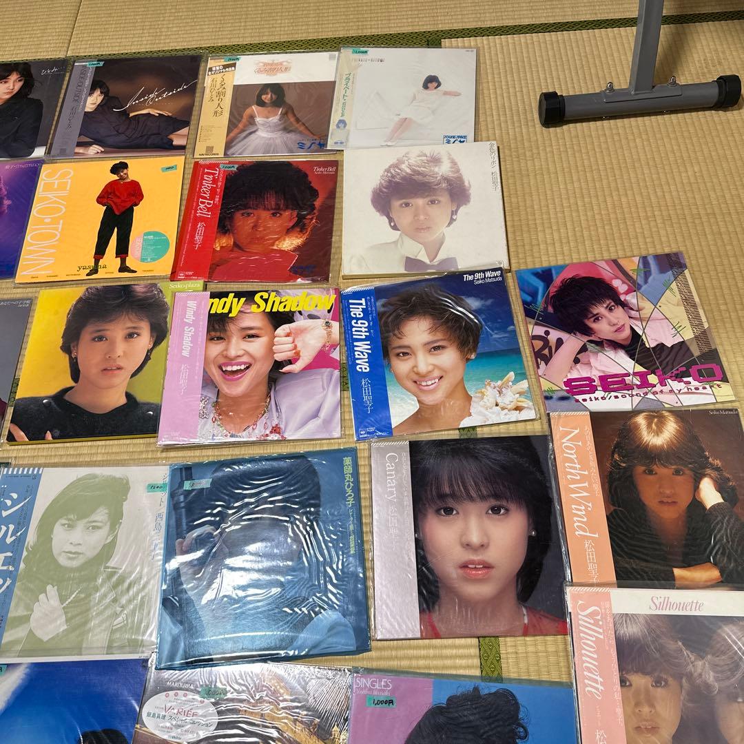 大量 LP 昭和 女性アイドル J-pop 中森明菜 山口百恵 石川ひとみ など