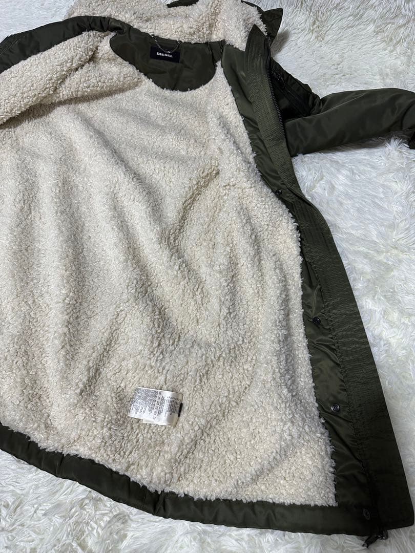 極美品 DIESEL ディーゼル　裏ボア　モッズコート
