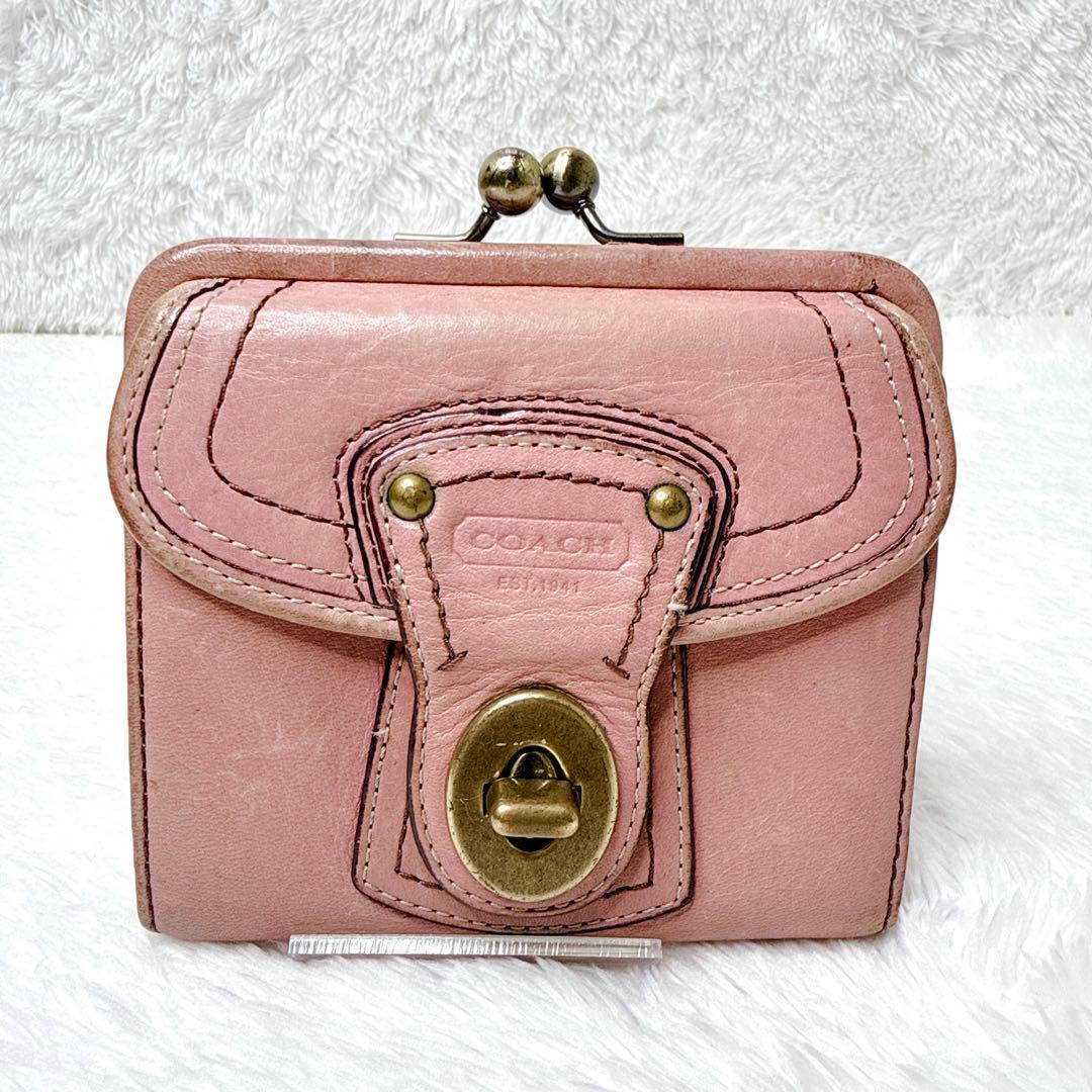 小物 COACH Legacy 65th Turnlock Bifold wallet