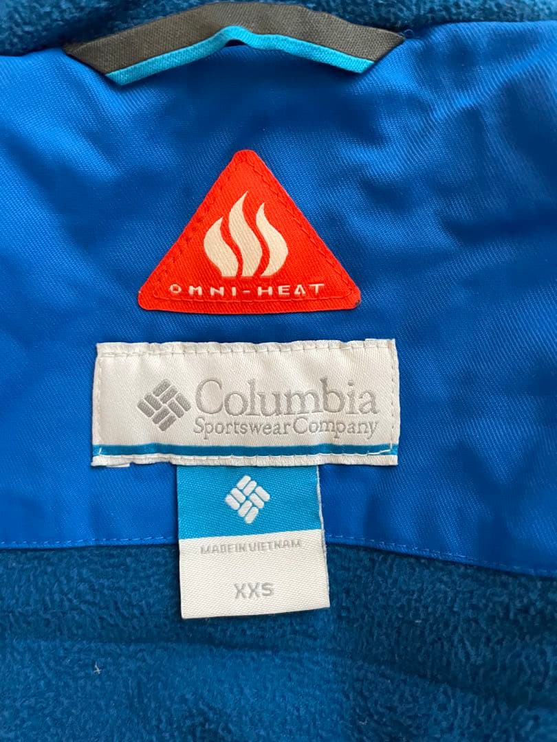 Columbia 子供用スキーウェア 青