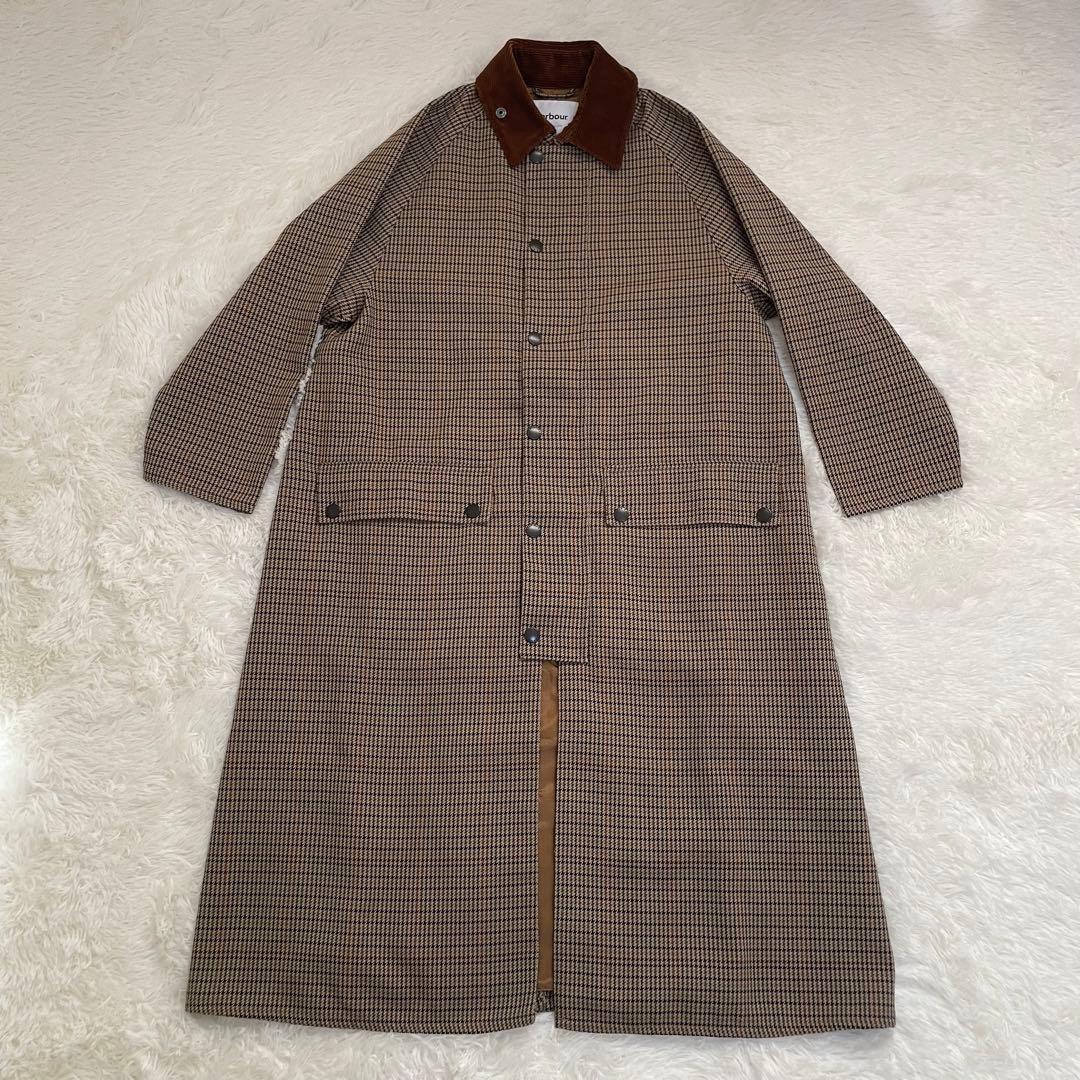 極美品 Barbour SHIPS別注 コート バーレー ガンクラブチェック 8