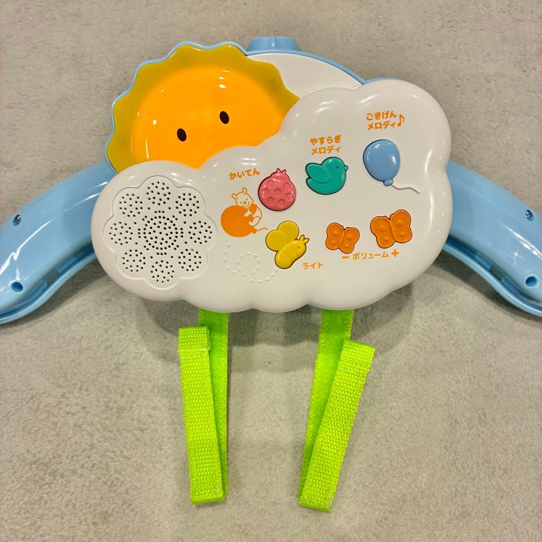 欠品なし 美品 くまのプーさん 回転6wayジムにへんしんメリー プーメリー