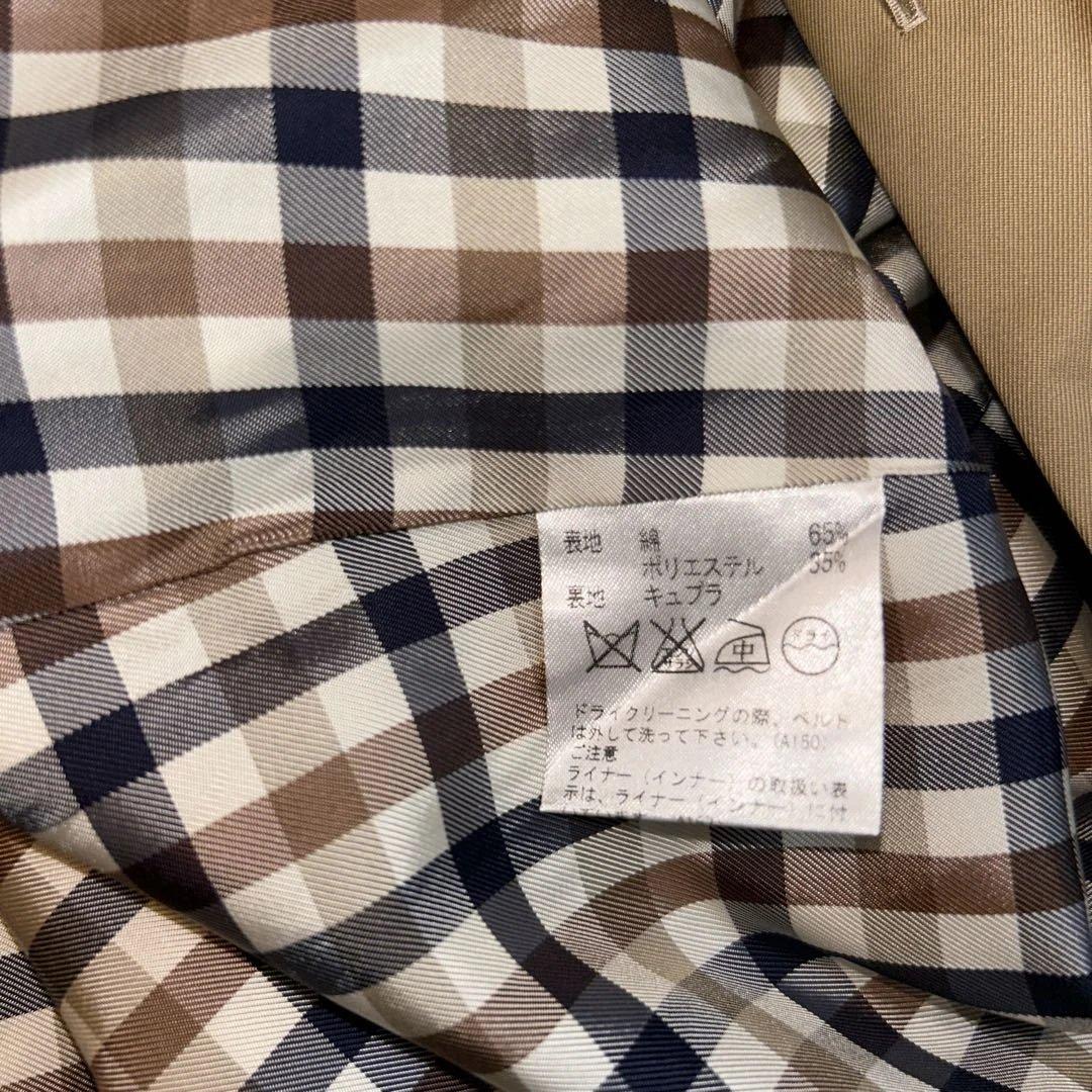 【極美品】アクアスキュータム 10 トレンチコート 160周年記念