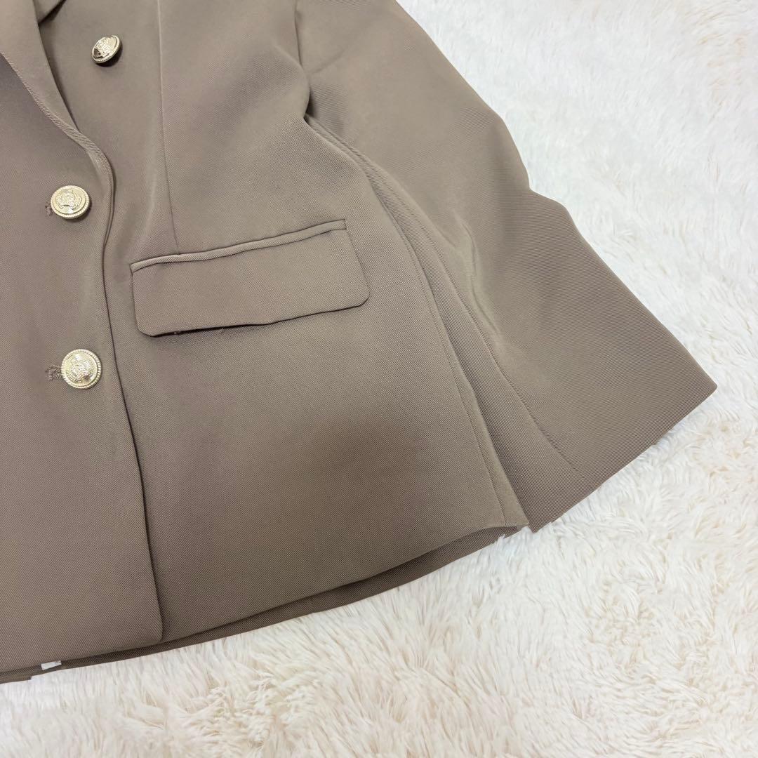 美品✨人気✨コヒナ✨ゴールドボタンテーラードジャケット　金ボタン　ダブルブレスト