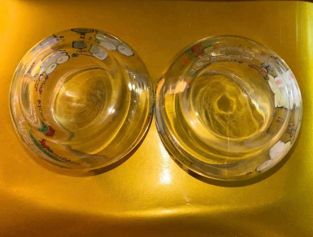 【当時品 昭和レトロ】サンリオ けろけろけろっぴ ミニグラス&湯呑み各2個セット
