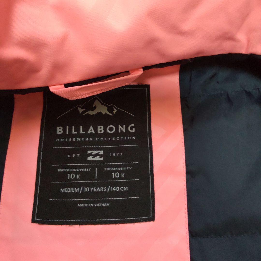 BILLABONG スキーウェア ピンク ネイビー 140cm 子供用