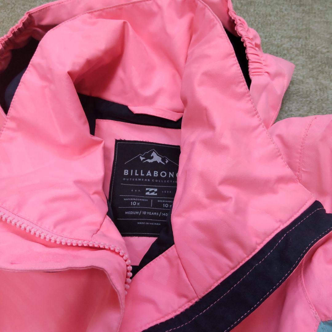 BILLABONG スキーウェア ピンク ネイビー 140cm 子供用
