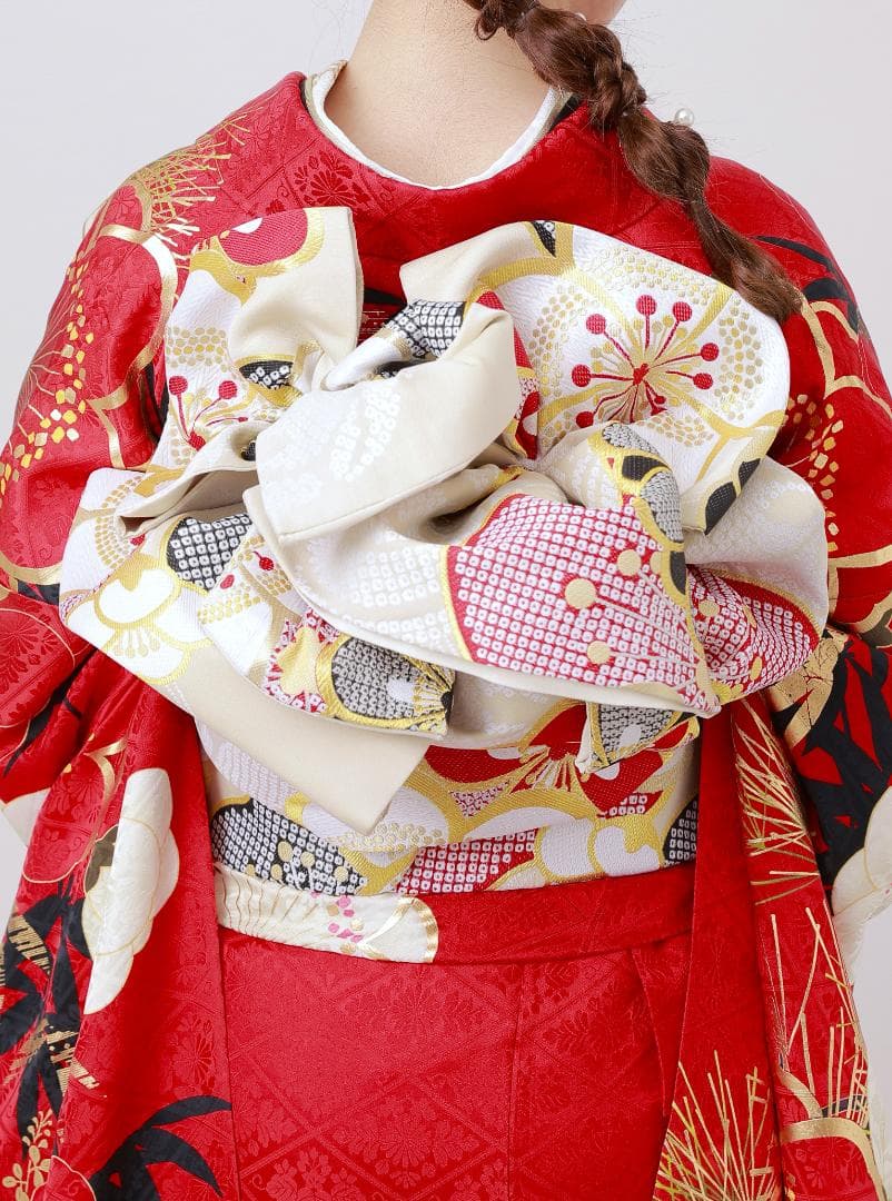 ≪美品≫正絹　振袖9点フルセット【864】【155cm~165cmの方用】