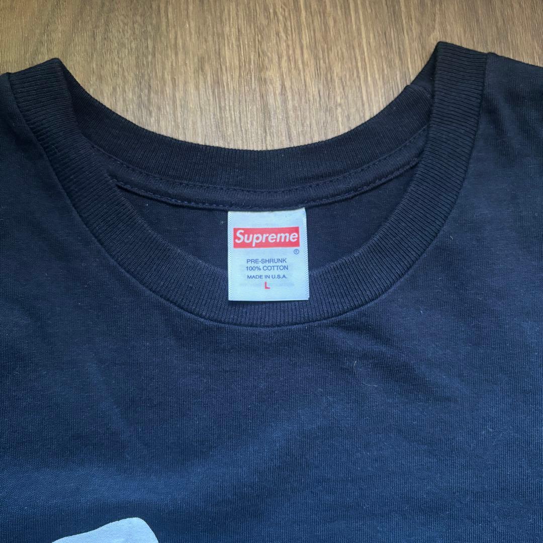 トップス Supreme Dough Boy tee L navy
