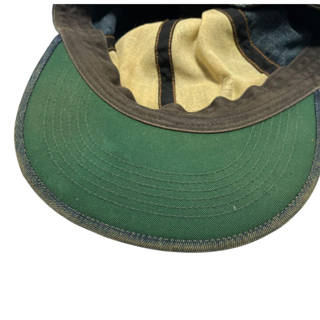 希少 RRL ダブルアールエル DENIM HAT L 61cm CAP デニム