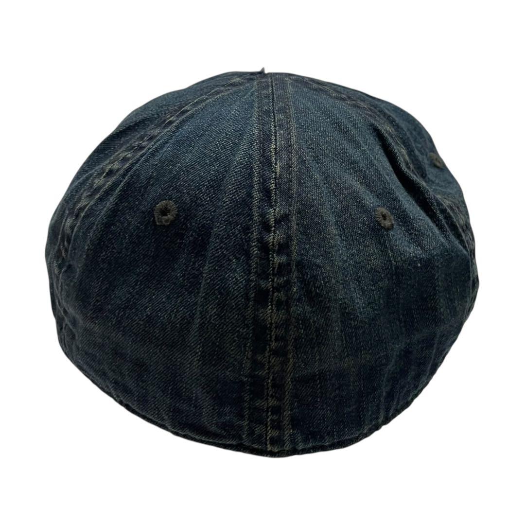 希少 RRL ダブルアールエル DENIM HAT L 61cm CAP デニム