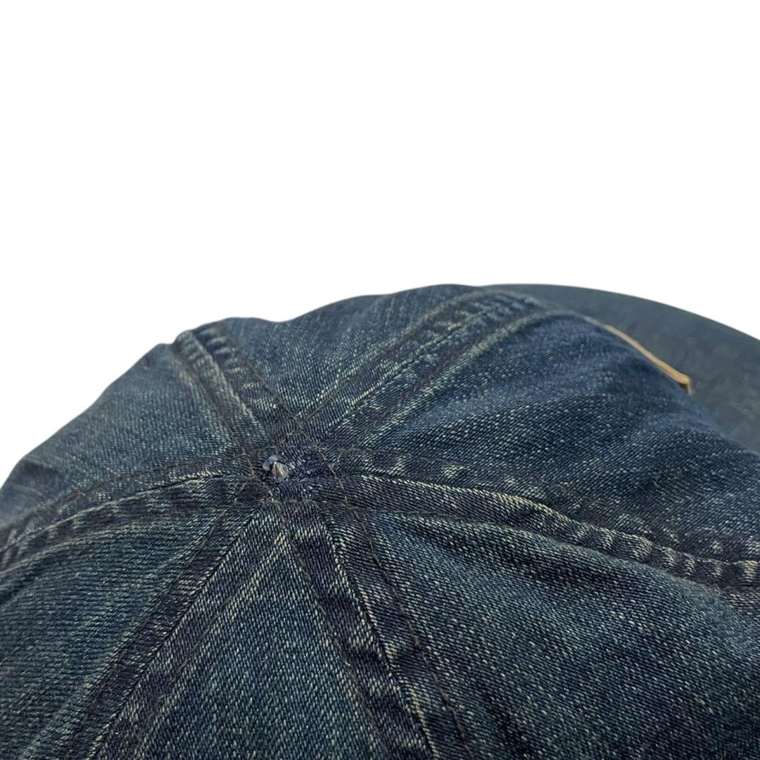 希少 RRL ダブルアールエル DENIM HAT L 61cm CAP デニム