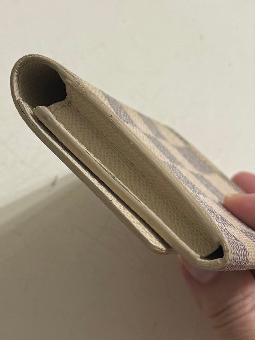 LOUIS VUITTON ダミエ・アズール 名刺入れ　カードケース二つ折り美品