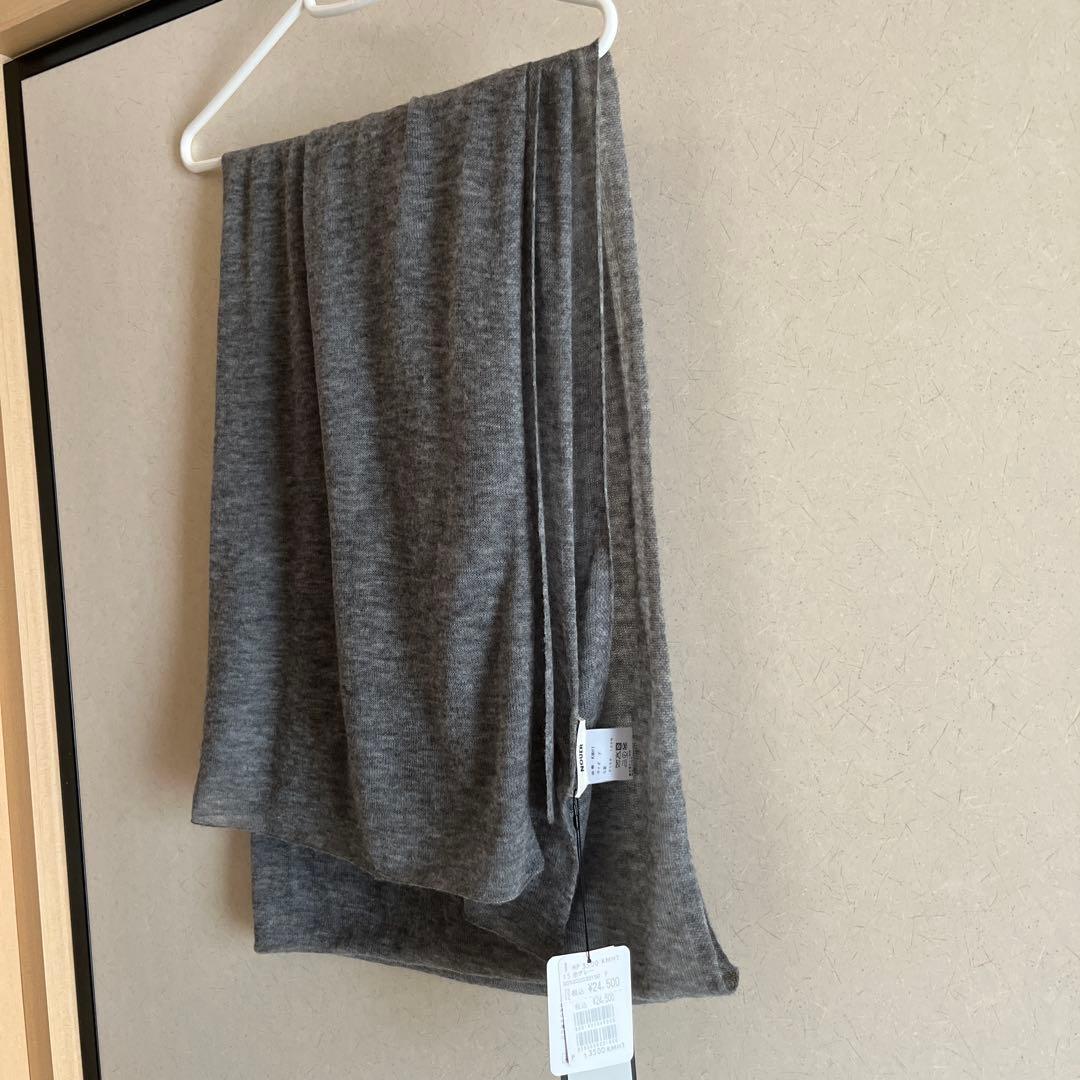 nouer ヌエール　カシミヤ100%ストール　グレー