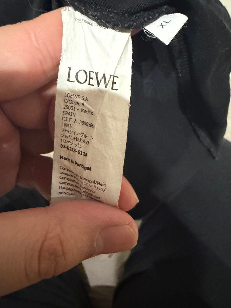 【特別値下げ】LOEWE ブラック Tシャツ XL