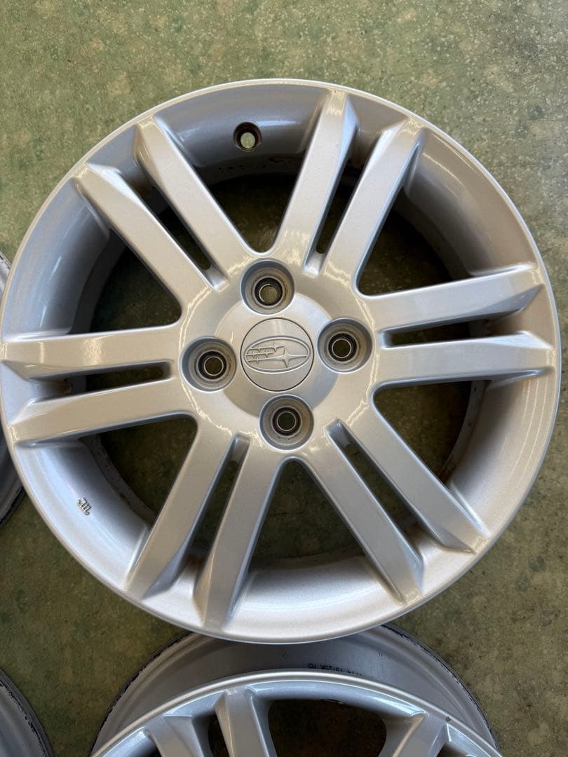 スバル純正 4.5J×15 100/4 4枚 ステラ等 送料込